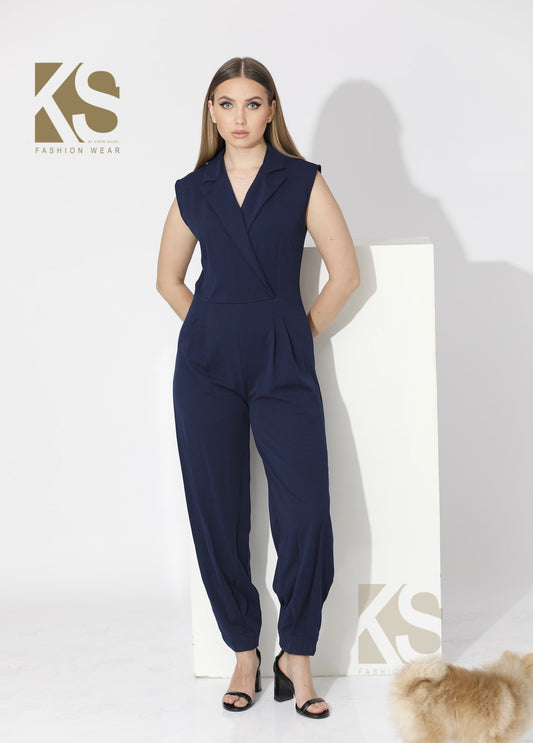 Wrapped Jumpsuit Sleeveless