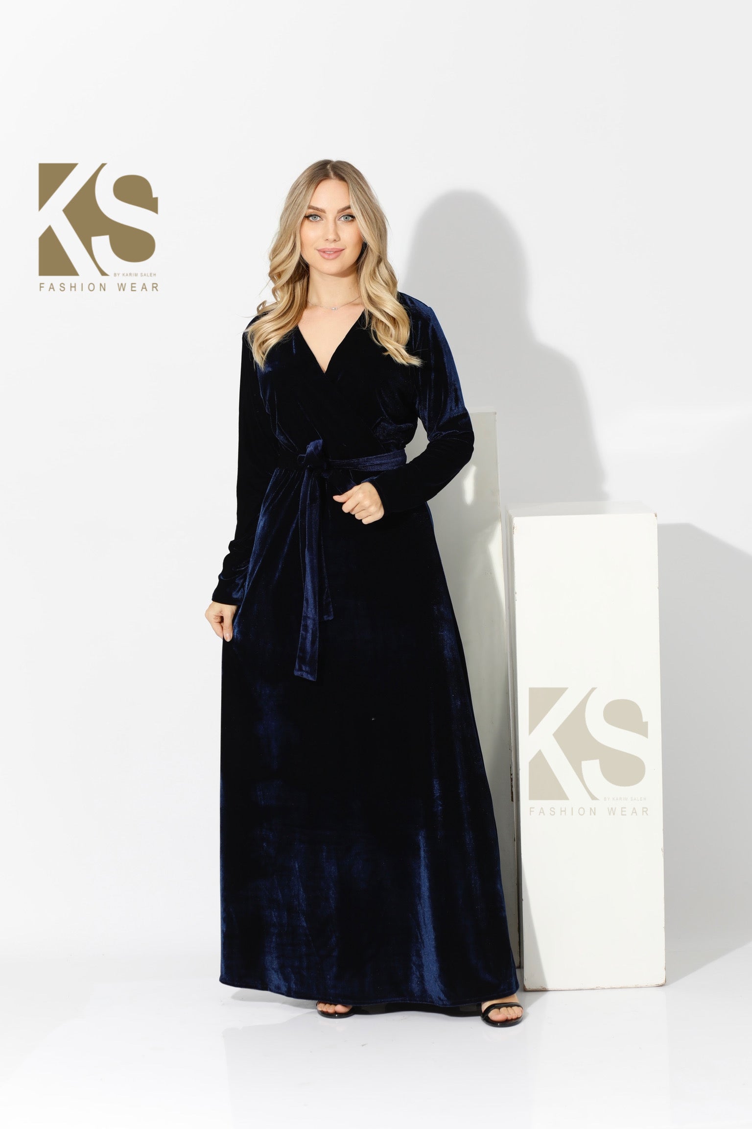 Velvet Wrap Maxi Dress Velvet Wrap Maxi Dress
