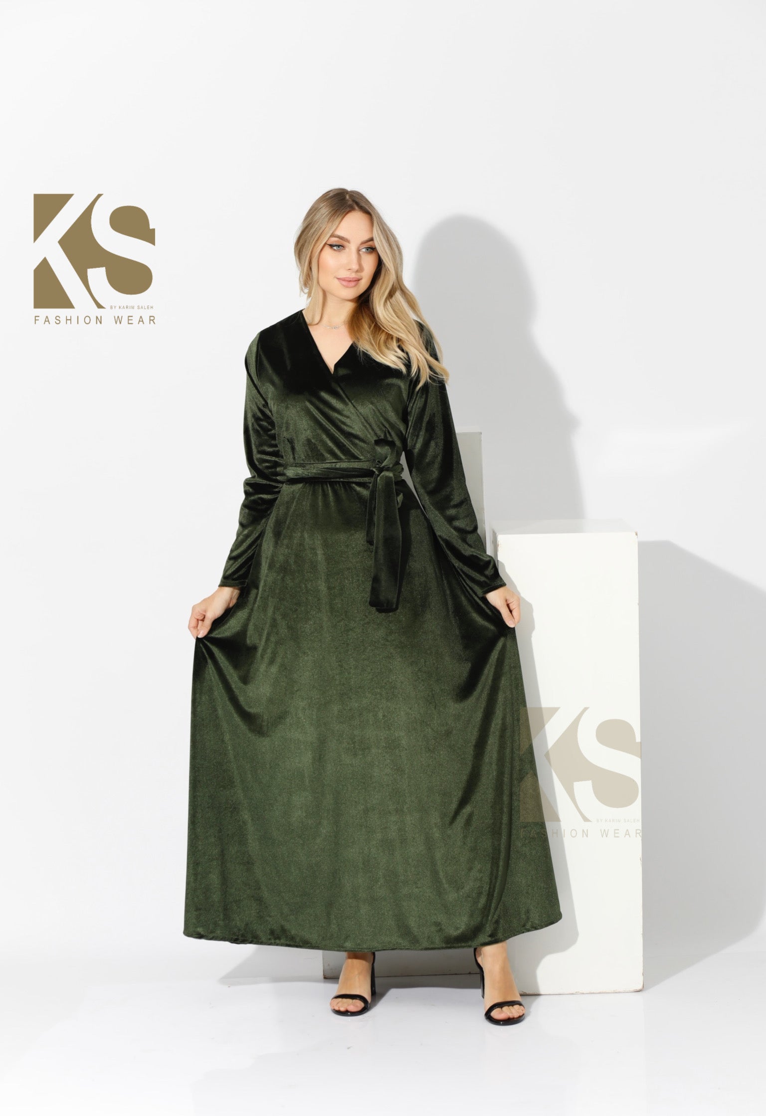 Velvet Wrap Maxi Dress Velvet Wrap Maxi Dress