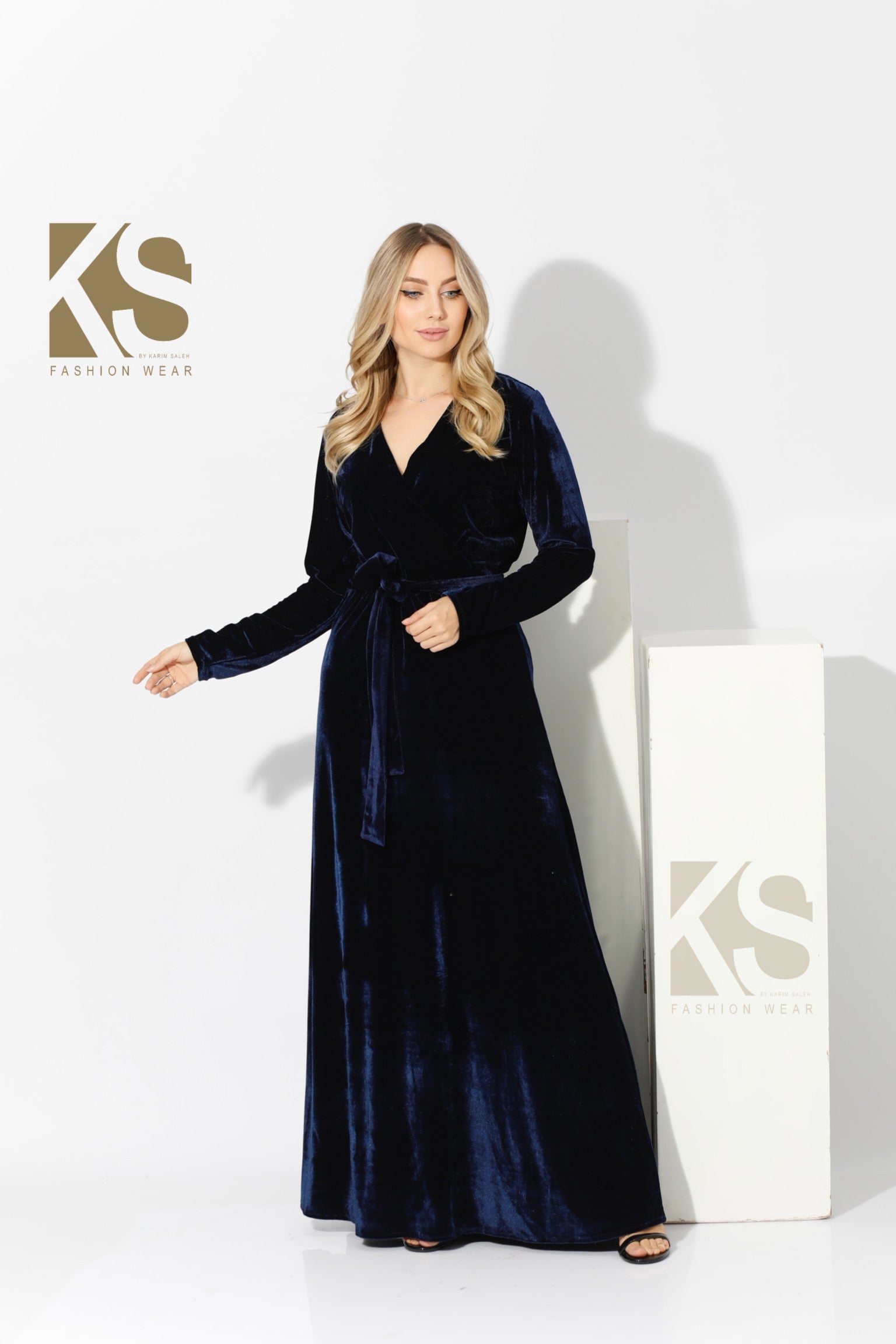 Velvet Wrap Maxi Dress Velvet Wrap Maxi Dress