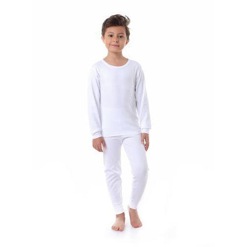 Boys Set Of Solid White Underwear