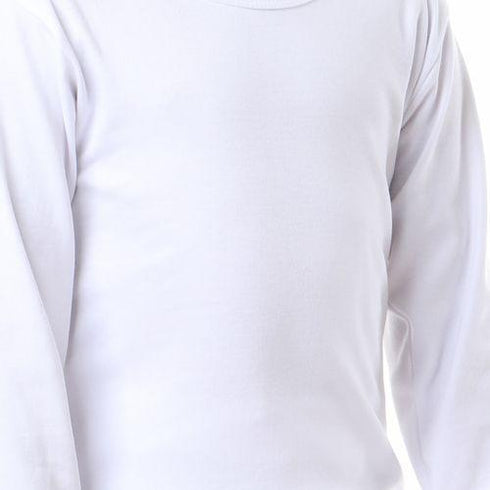 Boys Set Of Solid White Underwear