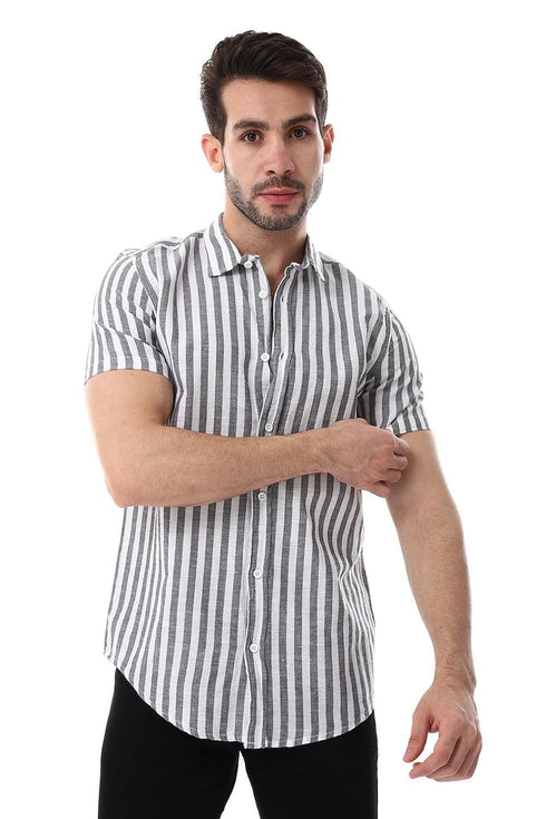Awning Strip Pattern Shirt