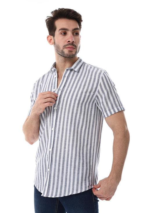 Awning Strip Pattern Shirt