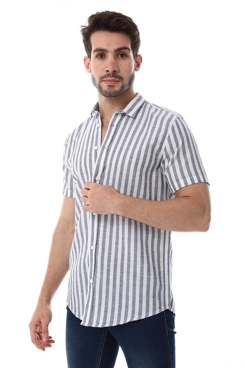 Awning Strip Pattern Shirt