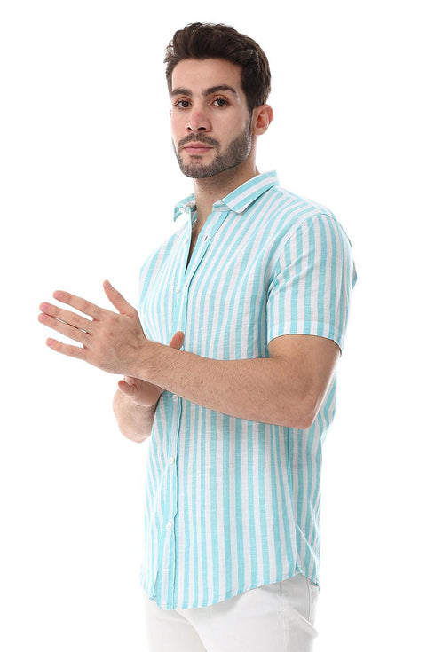 Awning Strip Pattern Shirt