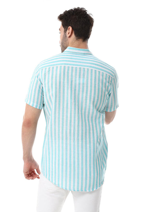 Awning Strip Pattern Shirt