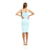 Sleeveless Bodycon Plain Dress