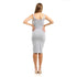 Sleeveless Bodycon Plain Dress