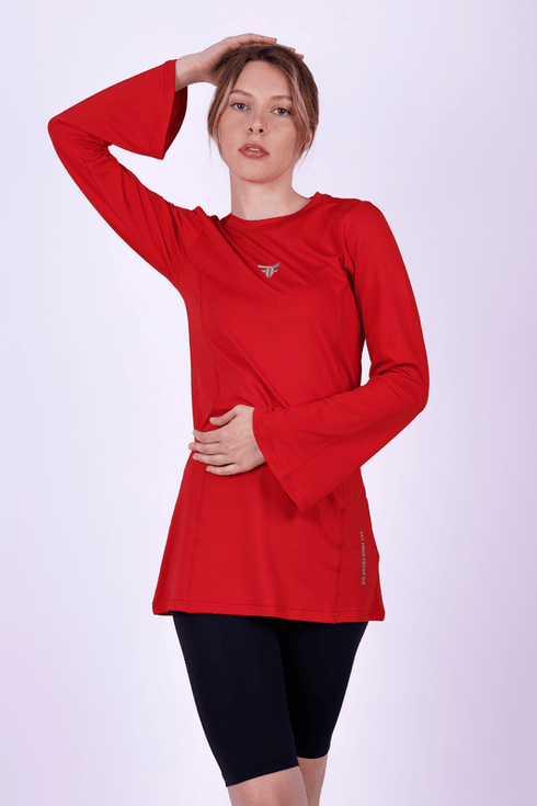 Training bell sleeve top