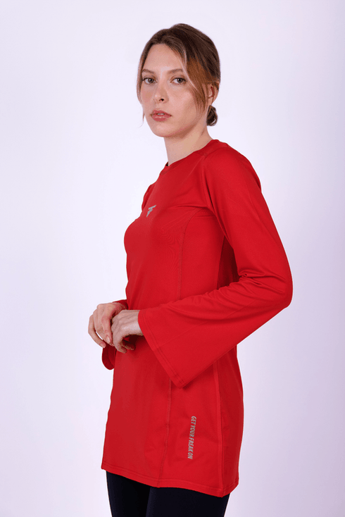 Training bell sleeve top