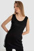 بلا أكمام عارضة قصيرة Bodycon الأعلى