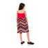 Girls Spaghetti Sleeves Colorful Dress