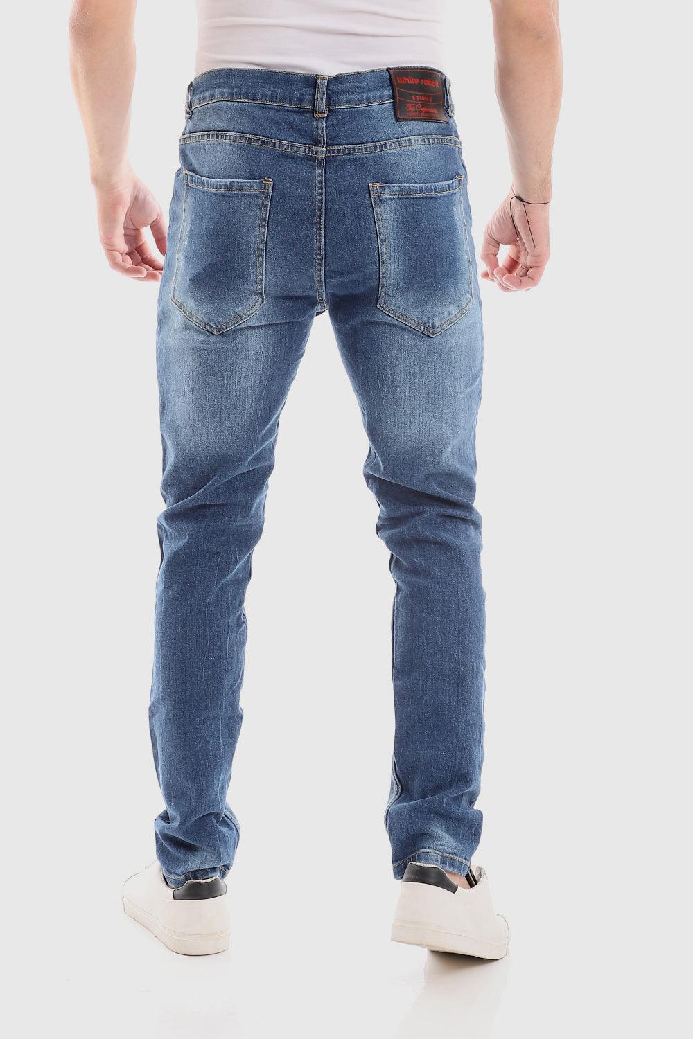 Front Scratch Wah Out Casual Jeans - Standard Blue