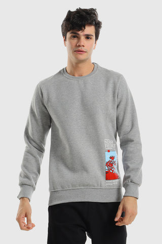 Low Left Side "Never Regret" Sweatshirt