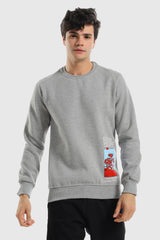 Low Left Side "Never Regret" Sweatshirt
