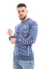 Front & Back Printed Slip On Sweatshirt - Black