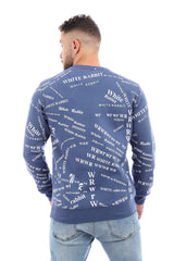 Front & Back Printed Slip On Sweatshirt - Black
