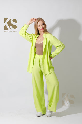 Wide Leg Trousers.