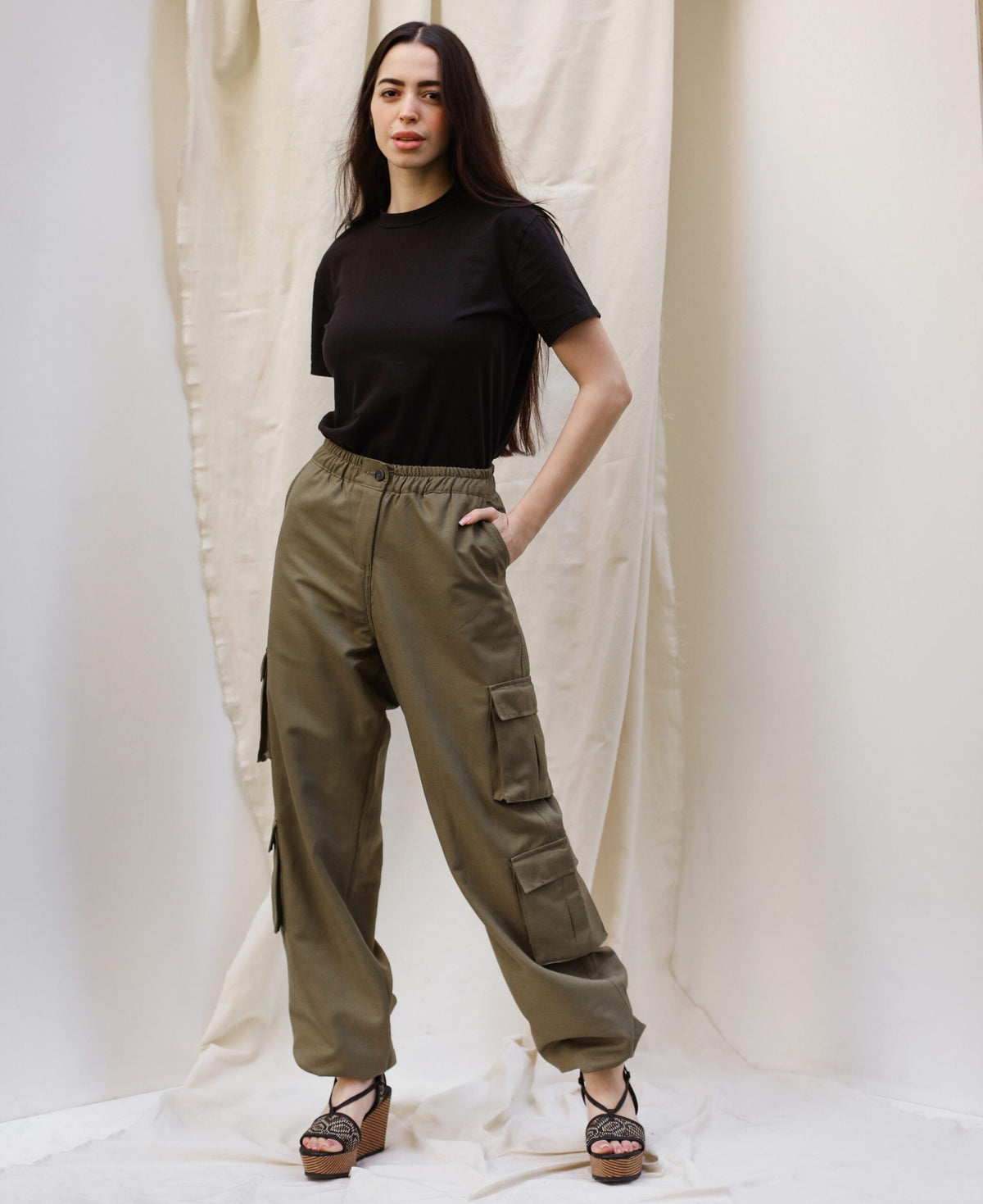 Army green - Cargo Pants