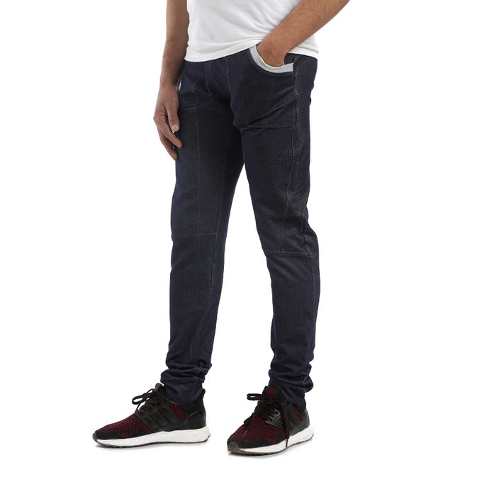 Jeans SweatPants, Active Joggers -Dark Blue