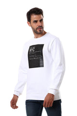 Fashionable Front Printed Full Sleeves Sweatshirt