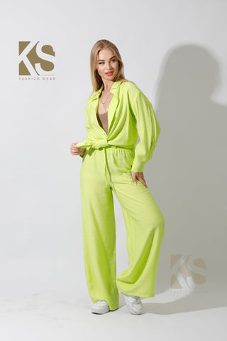 Wide Leg Trousers.