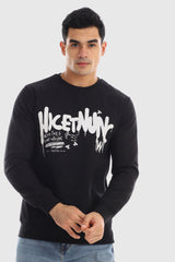 HKETNUNC Printed Slip On Sweatshirt