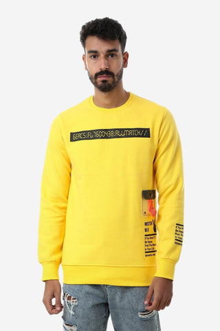 Printed Slip On Fashionable Sweatshirt