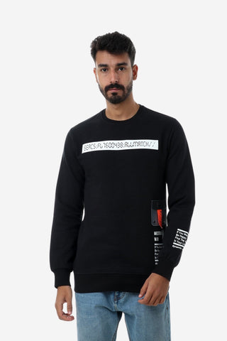 Printed Slip On Fashionable Sweatshirt