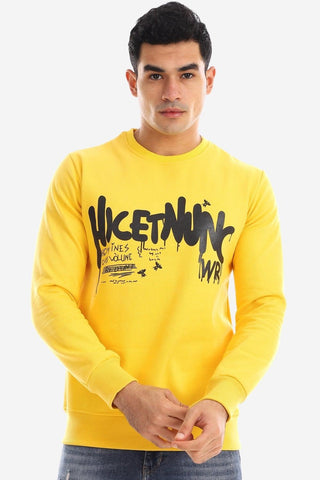 سويت شيرت مطبوع عليه HKETNUNC