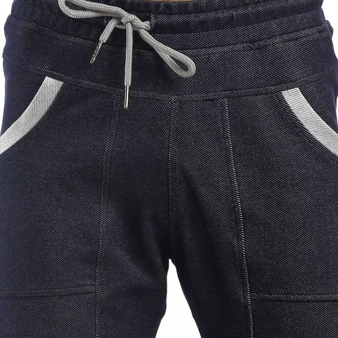 Jeans SweatPants, Active Joggers -Dark Blue