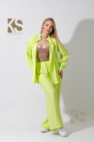 Wide Leg Trousers.