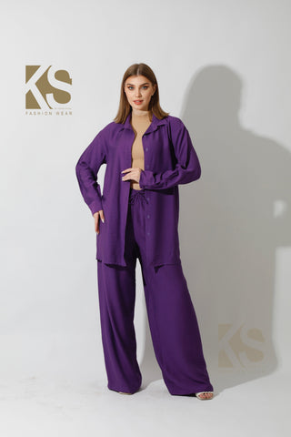 Wide Leg Trousers.