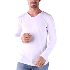V-neck T-shirt Long Sleeves