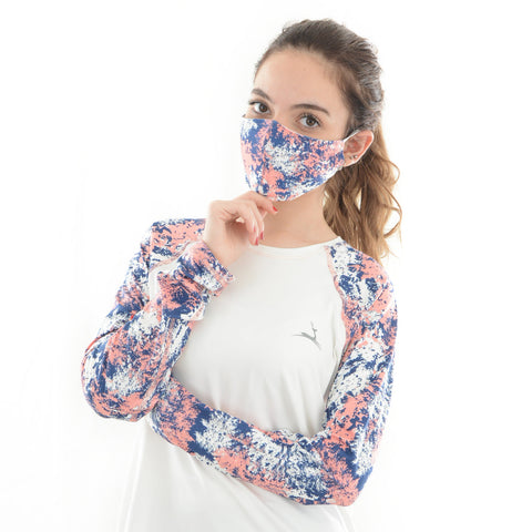 قناع مطبوع مقاوم للغبار - رقعة Navy'n Pink