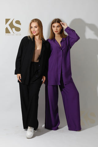 Wide Leg Trousers.