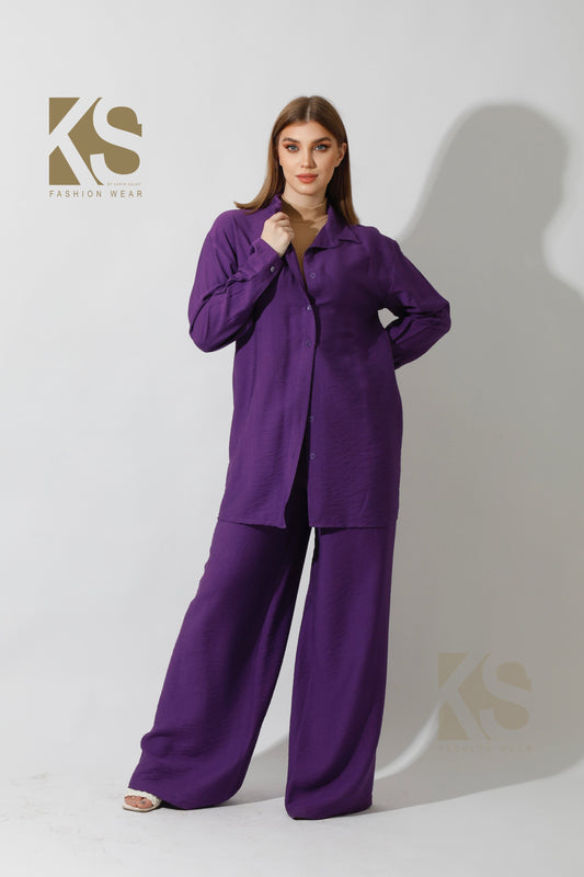 Wide Leg Trousers.