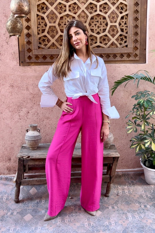 Hot Pink Wide Leg
