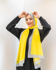 Yellow Dots scarf Hijab