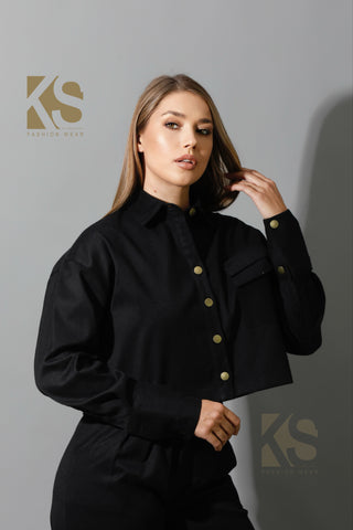 Co-ord Cropped Shirt