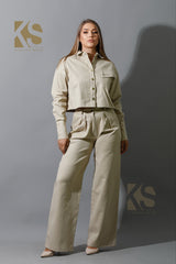 Co-ord Cropped Shirt