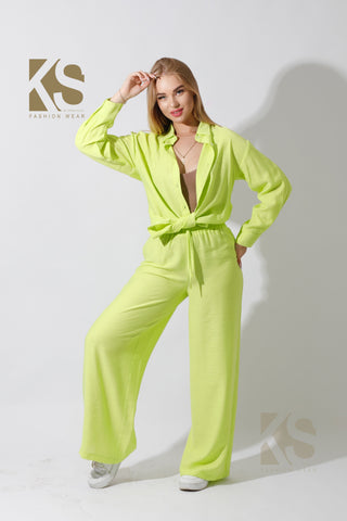 Wide Leg Trousers.
