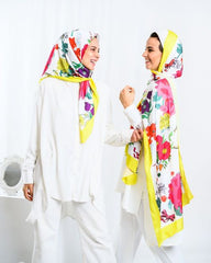 Summer bloom - Satin Hijab