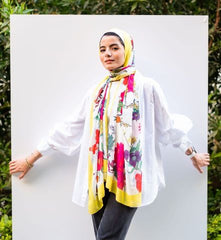 Summer bloom -Chiffon Hijab