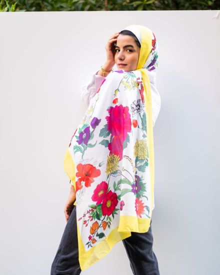 Summer bloom -Chiffon Hijab