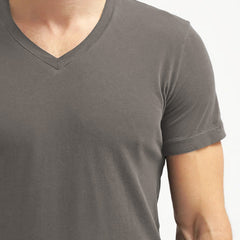 Cotton V-neck T-shirt