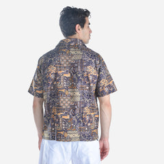 قميص هاواي قطن مطبوع - طقم الشمس
