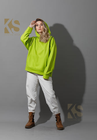 Zipped Oversized Hoodie