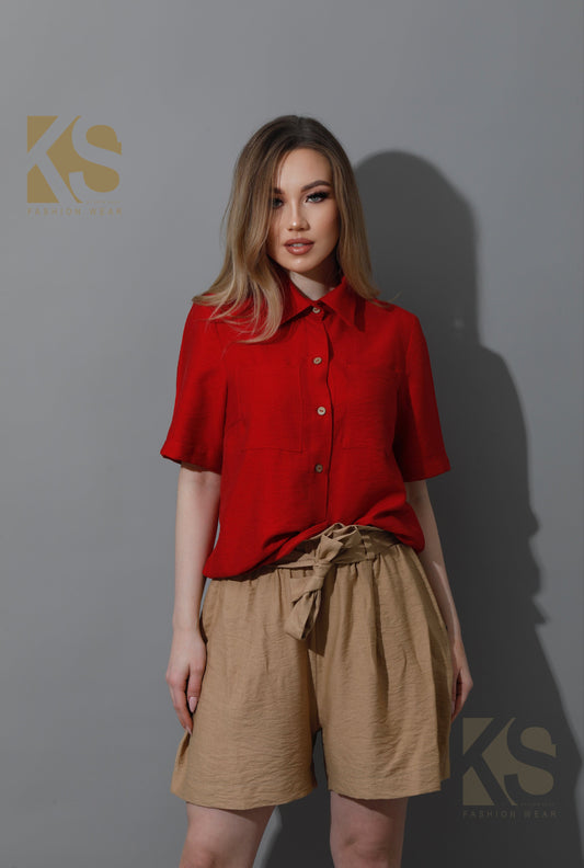 Shirt With Half Sleeves